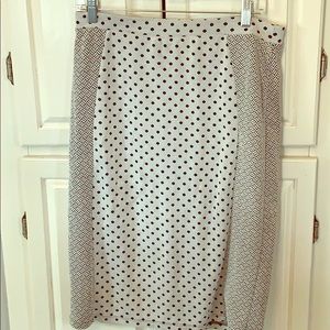 Stitch Fix Gilli Stretch Polka Dot Pencil Skirt